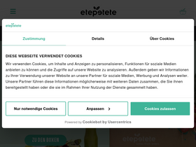 'etepetete-bio.de' screenshot