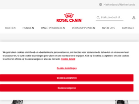 'royalcanin.nl' screenshot
