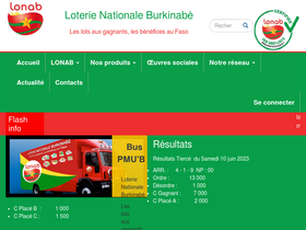 'lonab.bf' screenshot