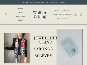 walkerandbing.com homepage screenshot