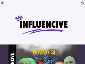 'influencive.com' screenshot