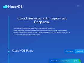 'hostvds.com' screenshot