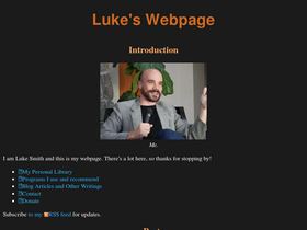 'lukesmith.xyz' screenshot