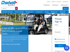 'chadwellsupply.com' screenshot