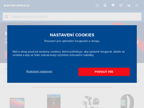 'electroworld.cz' screenshot