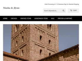 'mashajlynn.com' screenshot