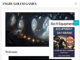 'angrygolem-games.com' screenshot