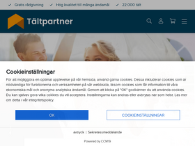 'taltpartner.se' screenshot