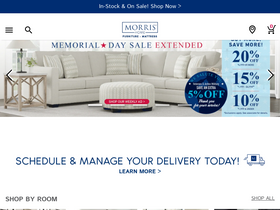'morrisathome.com' screenshot