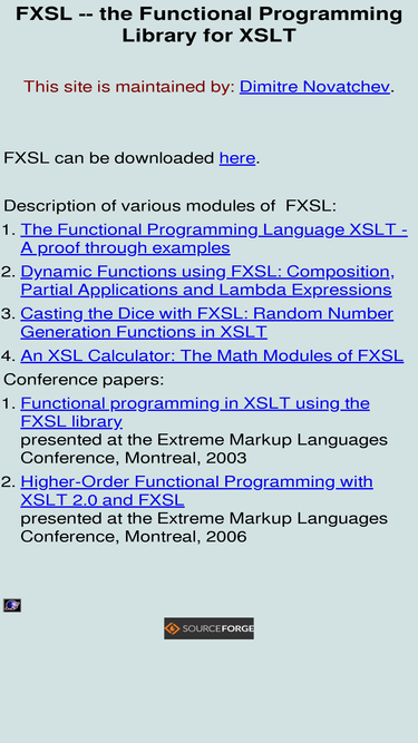 fxsl.sourceforge.net