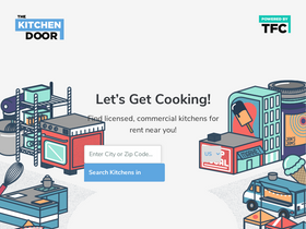'thekitchendoor.com' screenshot