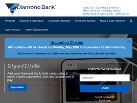 'diamond.bank' screenshot