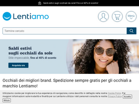 'lentiamo.it' screenshot