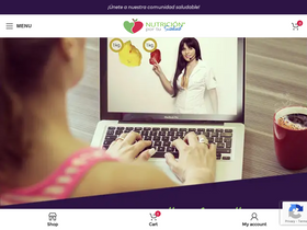 'nutricionportusalud.com' screenshot