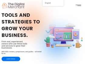 'thedigitalmerchant.com' screenshot