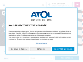 'opticiens-atol.com' screenshot