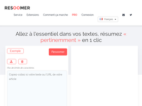 'resoomer.com' screenshot