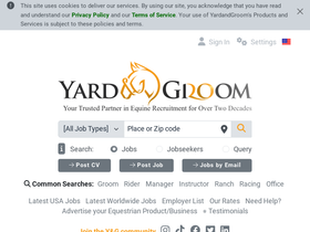 'yardandgroom.com' screenshot