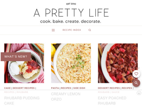 'aprettylifeinthesuburbs.com' screenshot