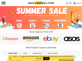 'oncecouponatime.com' screenshot