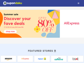 'coupondaku.com' screenshot