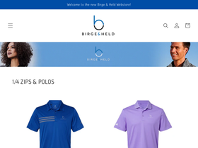 birgeandheldshop.com homepage screenshot