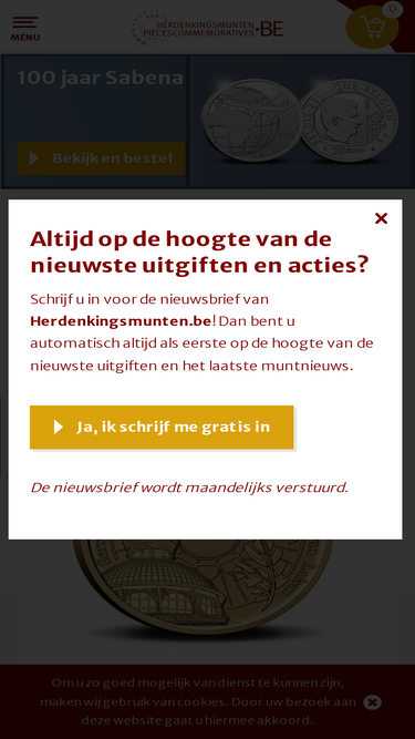 herdenkingsmunten.be