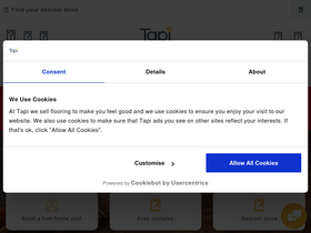'tapi.co.uk' screenshot