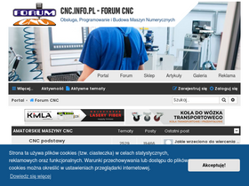 'cnc.info.pl' screenshot