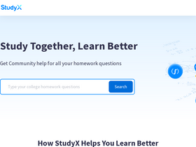 'studyxapp.com' screenshot