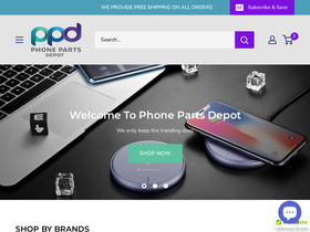 phonepartsdepot.com homepage screenshot