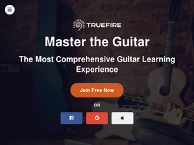 'truefire.com' screenshot