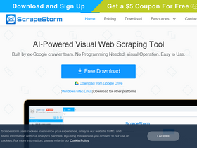 'scrapestorm.com' screenshot