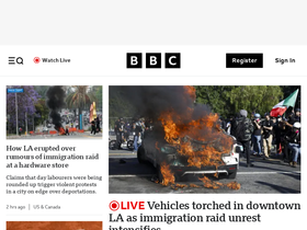 'bbc.com' screenshot