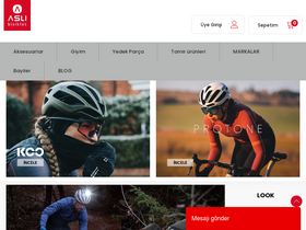 'aslibisiklet.com' screenshot