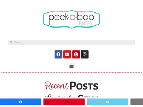 'peekaboopages.com' screenshot