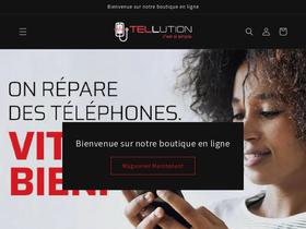 Tellution website screenshot