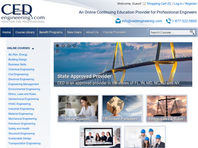 'cedengineering.com' screenshot