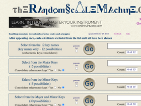 'therandomscalemachine.com' screenshot