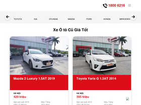 'anycar.vn' screenshot