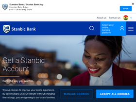 'stanbicbank.com.gh' screenshot