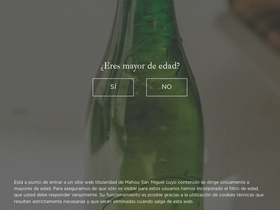 'cervezasalhambra.com' screenshot