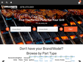 'grillpartssearch.com' screenshot