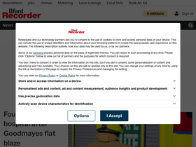 'ilfordrecorder.co.uk' screenshot