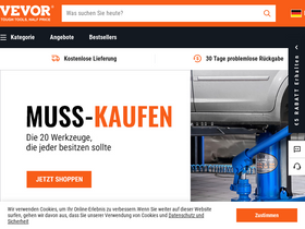 'vevor.de' screenshot