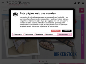 'zacaris.com' screenshot