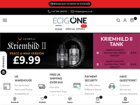 'ecigone.co.uk' screenshot