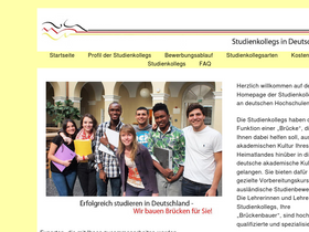 'studienkollegs.de' screenshot