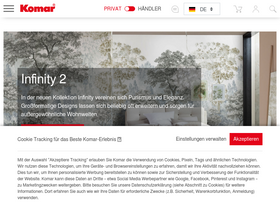 'komar.de' screenshot