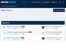 'motor-forum.nl' screenshot